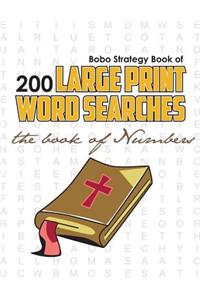 Bobo Strategy Book of 200 Large Print Word Searches