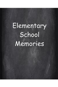 Elementary School Memories Chalkboard Design School Composition Book