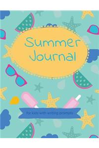 Summer Journal for kids with writing prompts