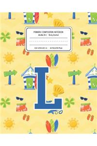 Primary Composition Notebook Grades K-2 Story Journal L