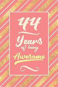 44th Birthday Journal