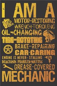 Notebook for car auto tuner and racer mechanic