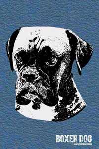 Boxer Dog Graph Paper Notebook