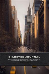 Diabetes Journal - Easy to Use Blood Sugar Logbook for Type 1 Diabetes (Glycemic Record / Blood Glucose Tracker) Special Edition