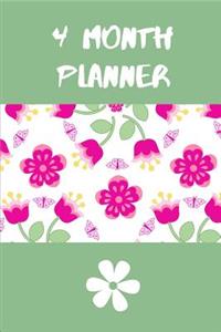 4 Month Planner
