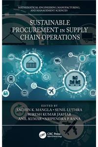 Sustainable Procurement in Supply Chain Operations