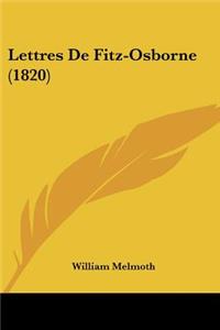 Lettres De Fitz-Osborne (1820)