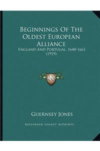 Beginnings Of The Oldest European Alliance