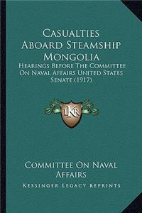 Casualties Aboard Steamship Mongolia