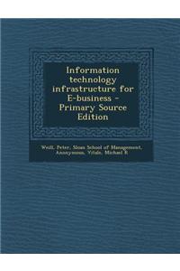 Information Technology Infrastructure for E-Business