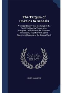 The Targum of Onkelos to Genesis