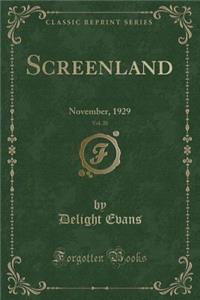 Screenland, Vol. 20