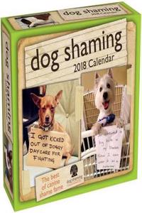 2018 Dog Shaming Day-to-Day Calendar
