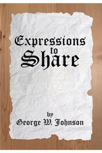 Expressions to Share