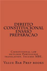 Direito Constitucional Ensaio Preparacao