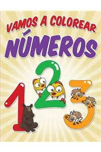 Vamos a Colorear Numeros