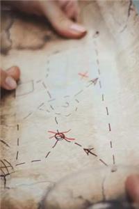 The Treasure Map Journal: 150 Page Lined Notebook/Diary