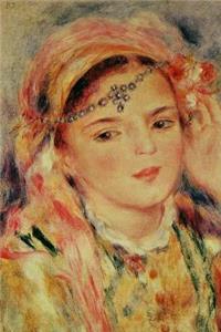 150 page lined journal Algerian Woman, 1883 Pierre Auguste Renoir
