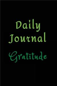 Daily Journal Gratitude