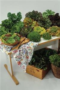 Food Journal Lettuce Assortment Healthy Food Eating Greens Weight Loss Diet Blank Book: (Notebook, Diary, Blank Book)