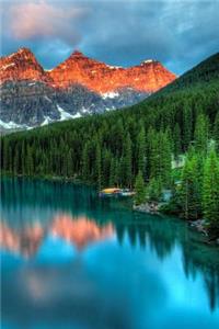 Awesome Blue Lake at Sunrise Banff National Park Canada Landscape Journal