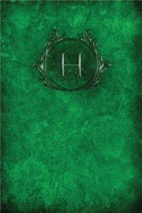 Monogram H Any Day Planner Notebook
