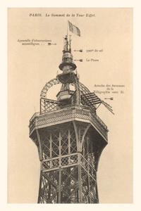 Vintage Journal Top of the Eiffel Tower