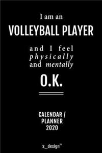 Calendar 2020 for Volleyball Players / Volleyball Player