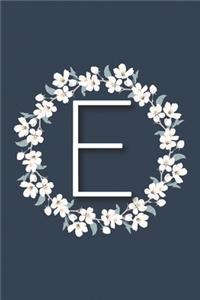 Initial Letter E Bullet Journal