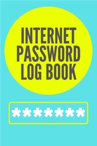 Internet Password Log Book