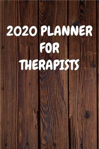 2020 Planner for Therapists