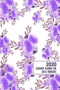 2020 Academic Planner for Sales Managers