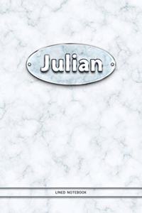Julian - Lined Notebook