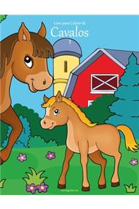 Livro para Colorir de Cavalos 1