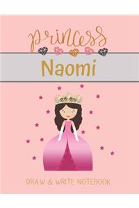 Princess Naomi Draw & Write Notebook