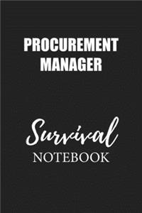 Procurement Manager Survival Notebook