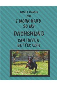 Dachshund Weekly Planner 2020