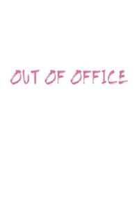 Out of Office Travel Meme Notebook