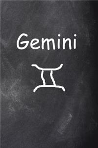 2020 Daily Planner Gemini Symbol Zodiac Sign Horoscope Chalkboard 388 Pages