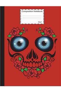 Composition Notebook Skull