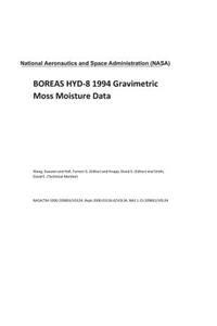 Boreas Hyd-8 1994 Gravimetric Moss Moisture Data