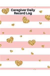 Caregiver Daily Record Log