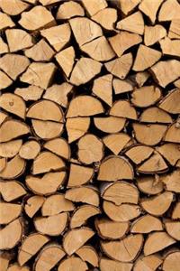 Stacked Firewood - Ready for Winter Journal: 150 Page Lined Notebook/Diary