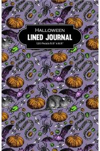 Halloween Lined Journal 120 Pages 5.5