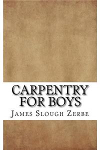 Carpentry for Boys