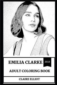 Emilia Clarke Adult Coloring Book