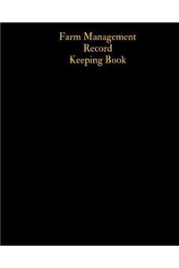 Farm Management Record Keeping Book