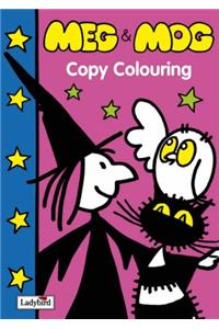 Meg and Mog Copy Colouring