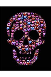 Heart Skull Emoji Sketchbook