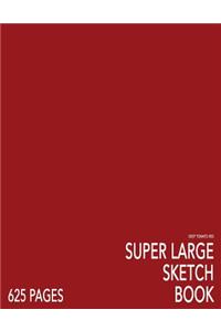 Deep Tomato Red Super Large Sketchbook